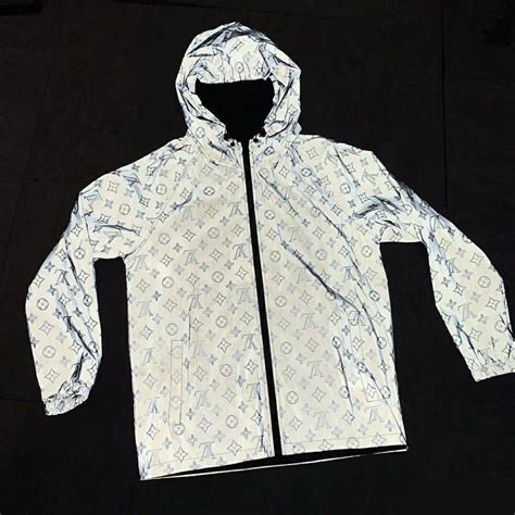 louis vuitton leather jacket men's|louis vuitton reflective jacket.